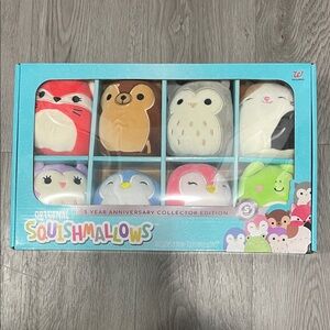 Squishmallows Anniversary Plush Toy Set - Red, Brown, Green